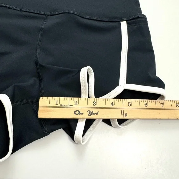 Fp Movement By Free People Fitted Shorts Island Time Shorts Black Sz S Coastal - Picture 13 of 16